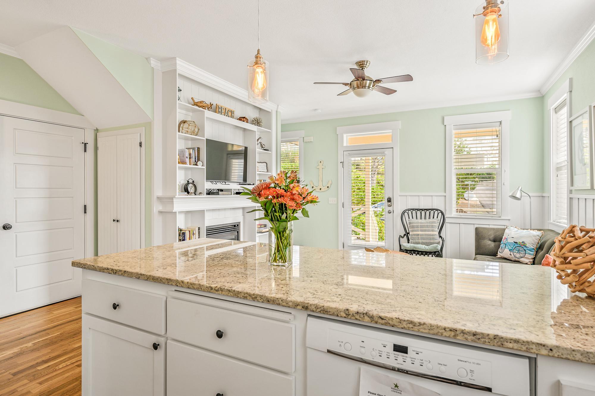 kitchen view vacation rental lincoln city