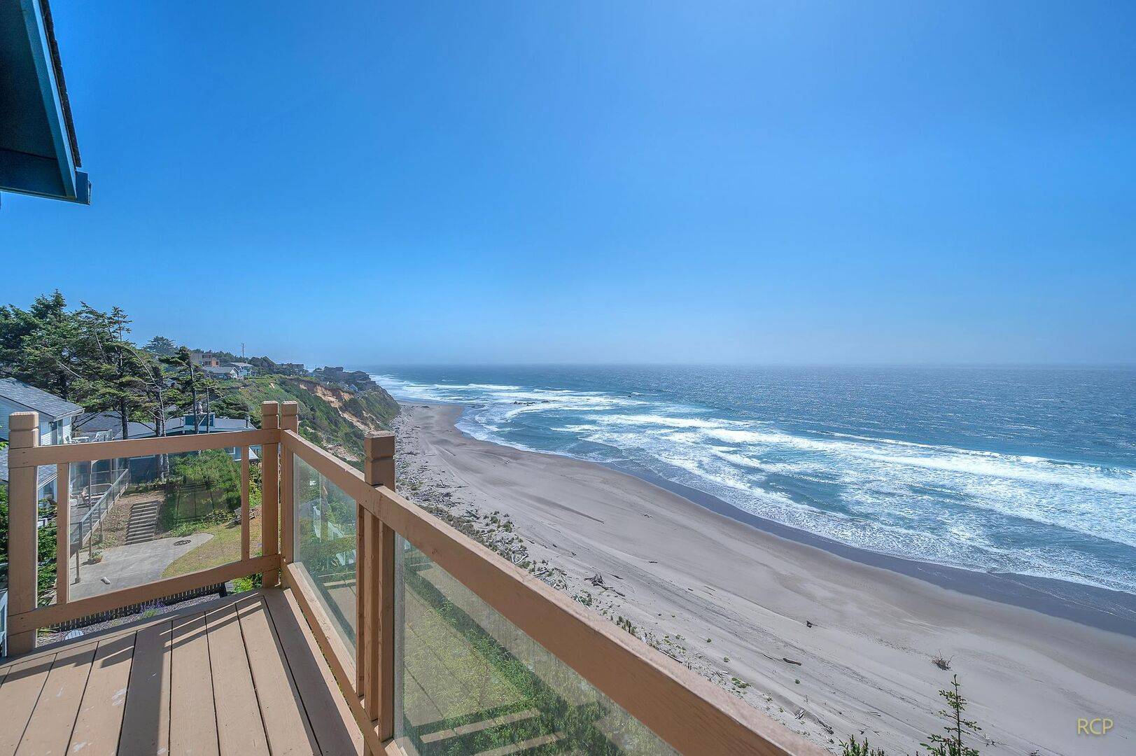 view of the oregon coast from a vacation rental home