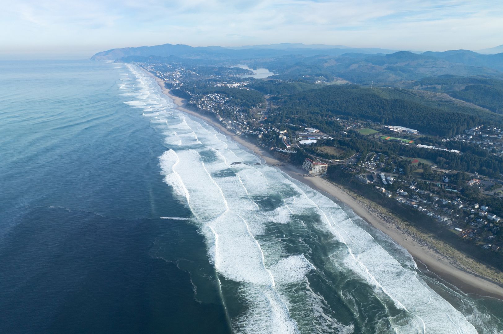 Scenic Coast of Lincoln City, Oregon