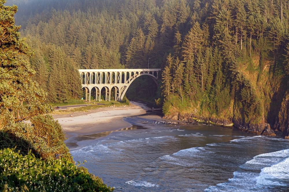 Otter Crest Loop Ben Jones Bridge Oregon